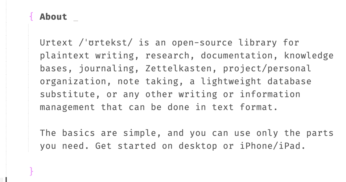 Formatted text screenshot